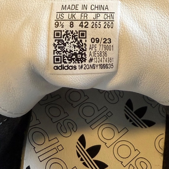 Adidas Samba OG Women’s Sneakers – Black/White – Size 9.5 - Picture 5 of 5